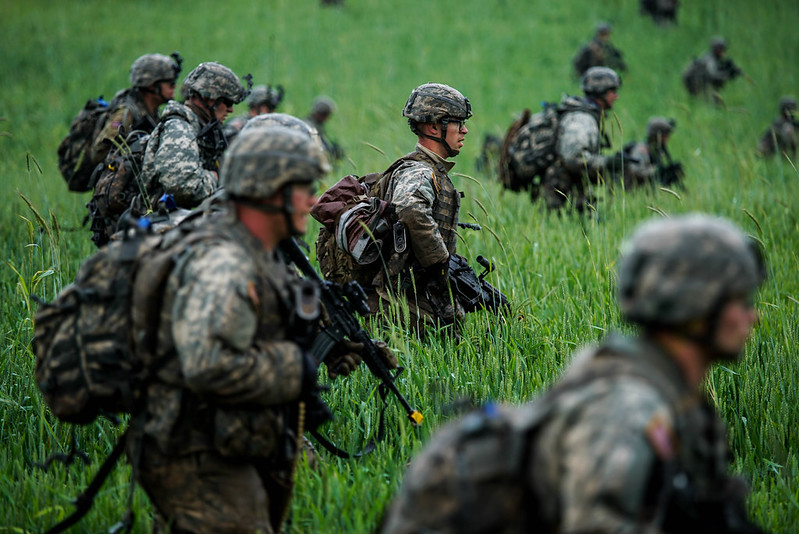 NATO Troops prepare for exercises near the Suwalki Gap, one of the likely targets of a Russian attack on Europe.