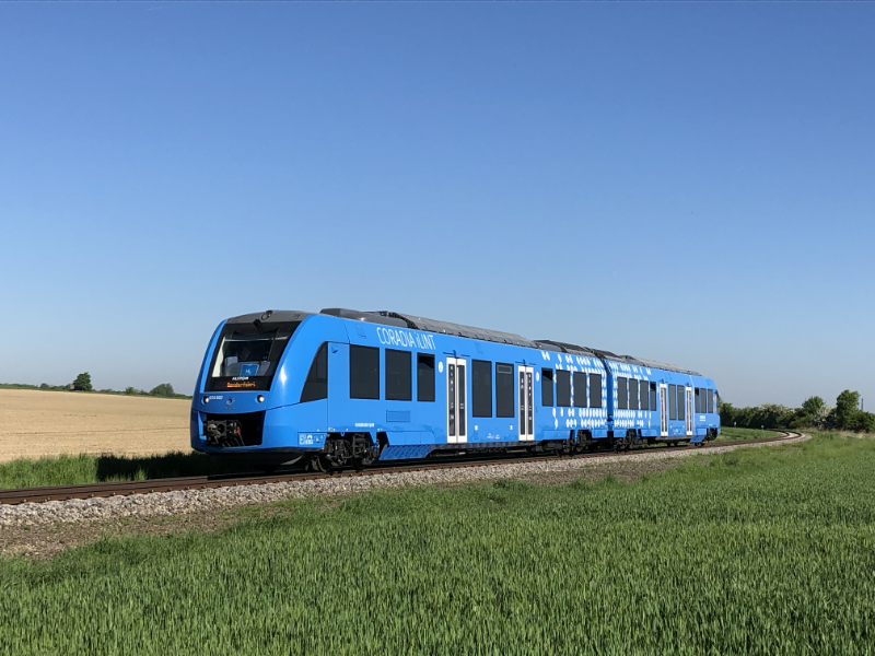 The Alstom iLint is the first hydrogen-powered commercial train.